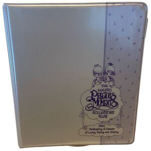 Precious Moments The Enesco Collector's Club 1990 Personal Gift Registry Binder